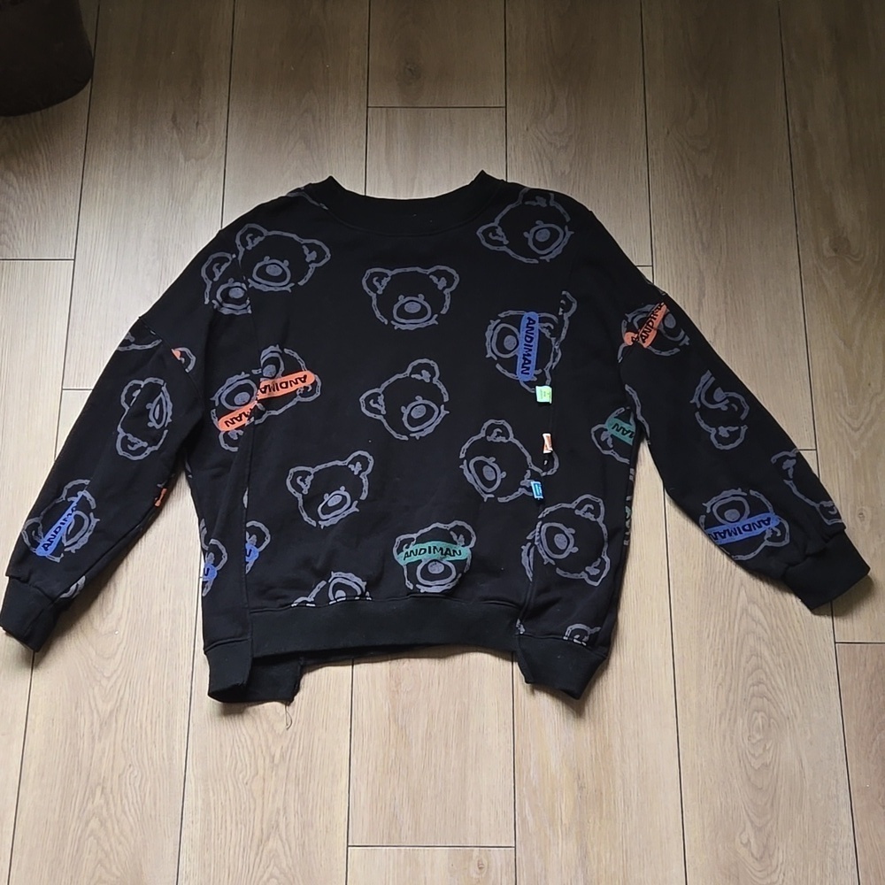ANDIMAN BEAR SWEATSHIRT SIZE S